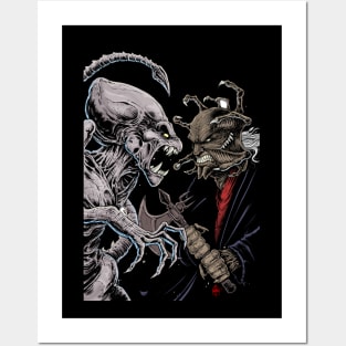 Pumpkinhead vs Jeepers Creepers Posters and Art